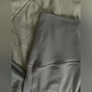 Lululemon athletic align legging gray taupe size 2